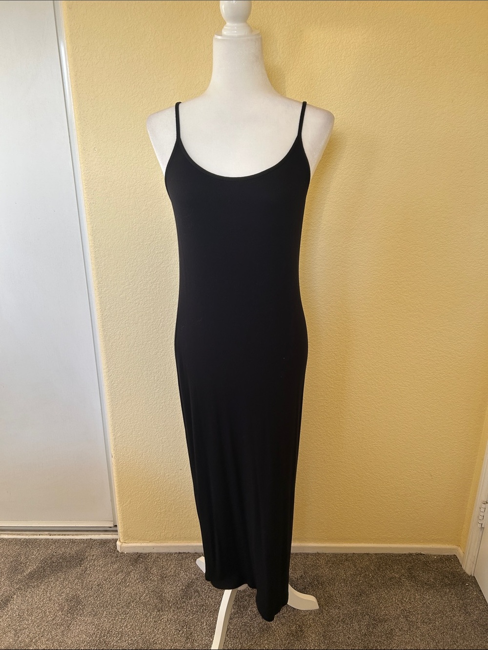 Cotton On Black Spaghetti Strap Maxi Dress